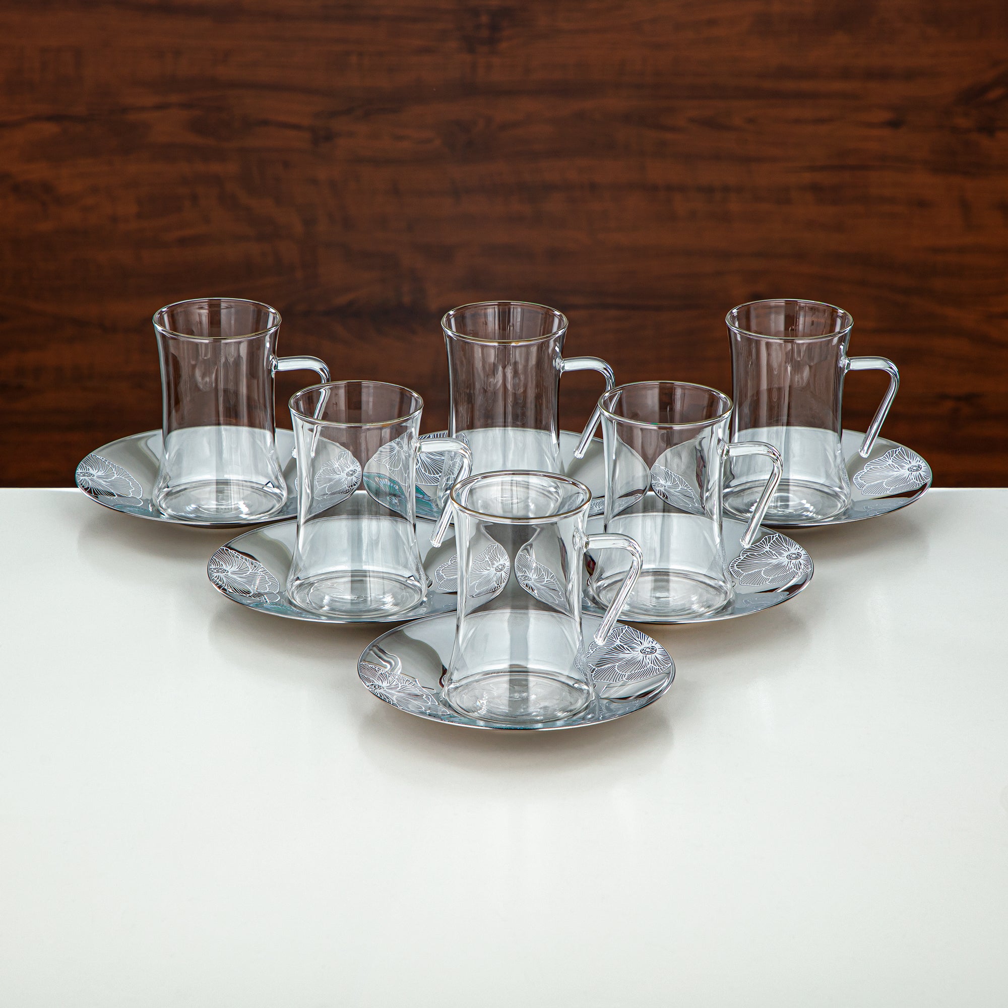 Almarjan Vacuum Flask Set 20 Pieces | Matt Silver 1L + 1L (GOK-S-MS-MS + 18PCS-12257-1) – Elegant Serving | Gatherings, Special Occasions, Ramadan, Eid