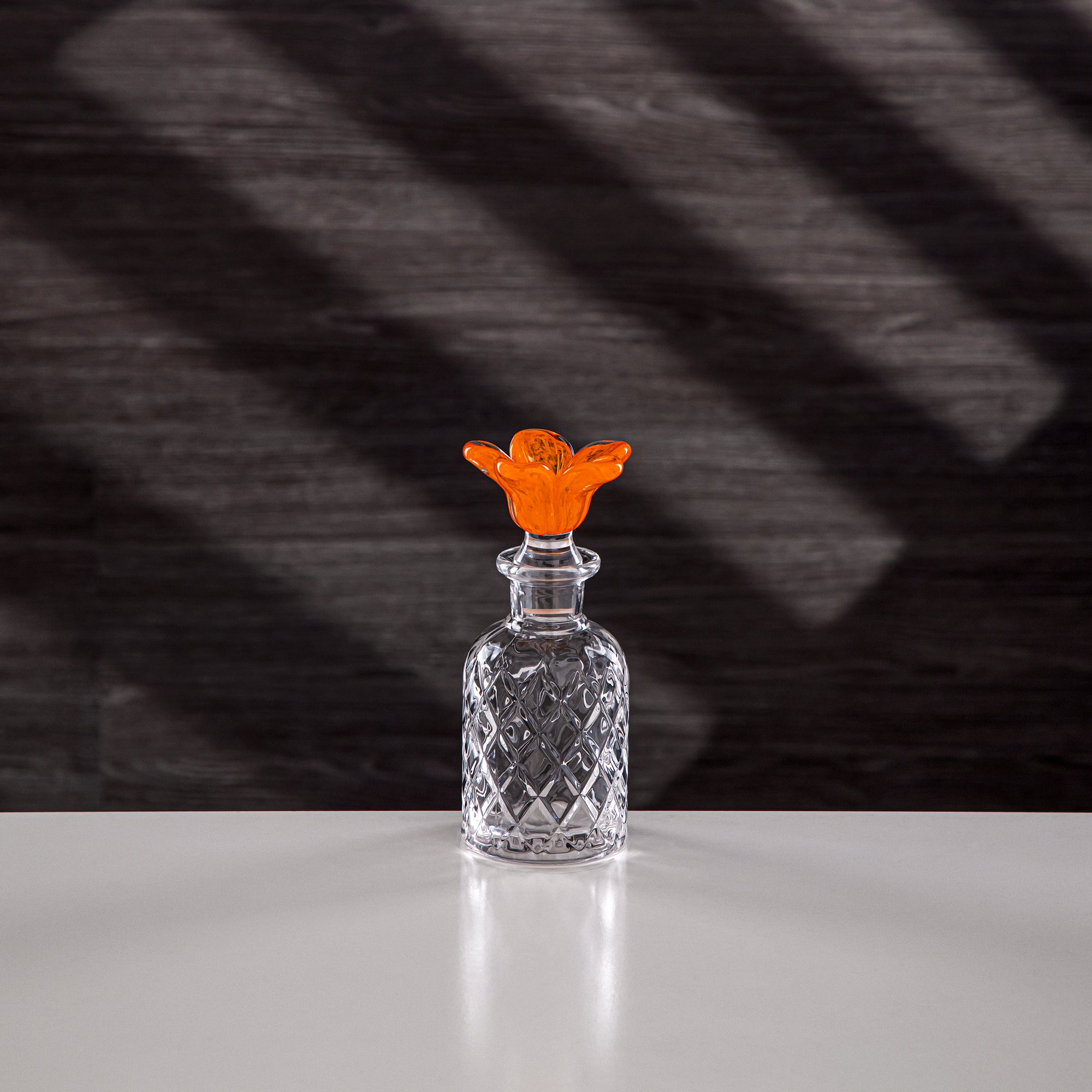 Almarjan Perfume Bottle Clear with Orange Flower