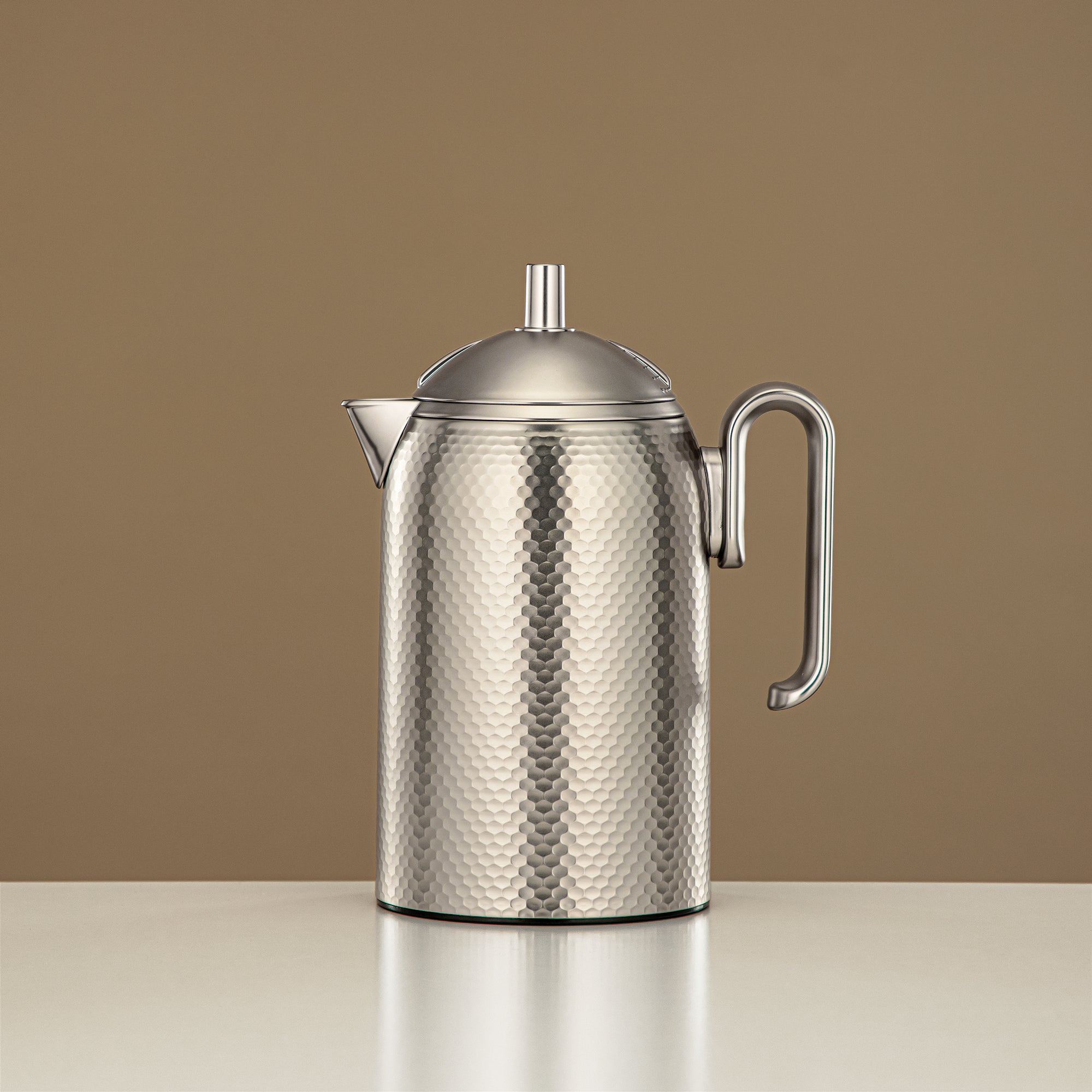 Almarjan Vacuum Flask 0.65L Matt Nickel