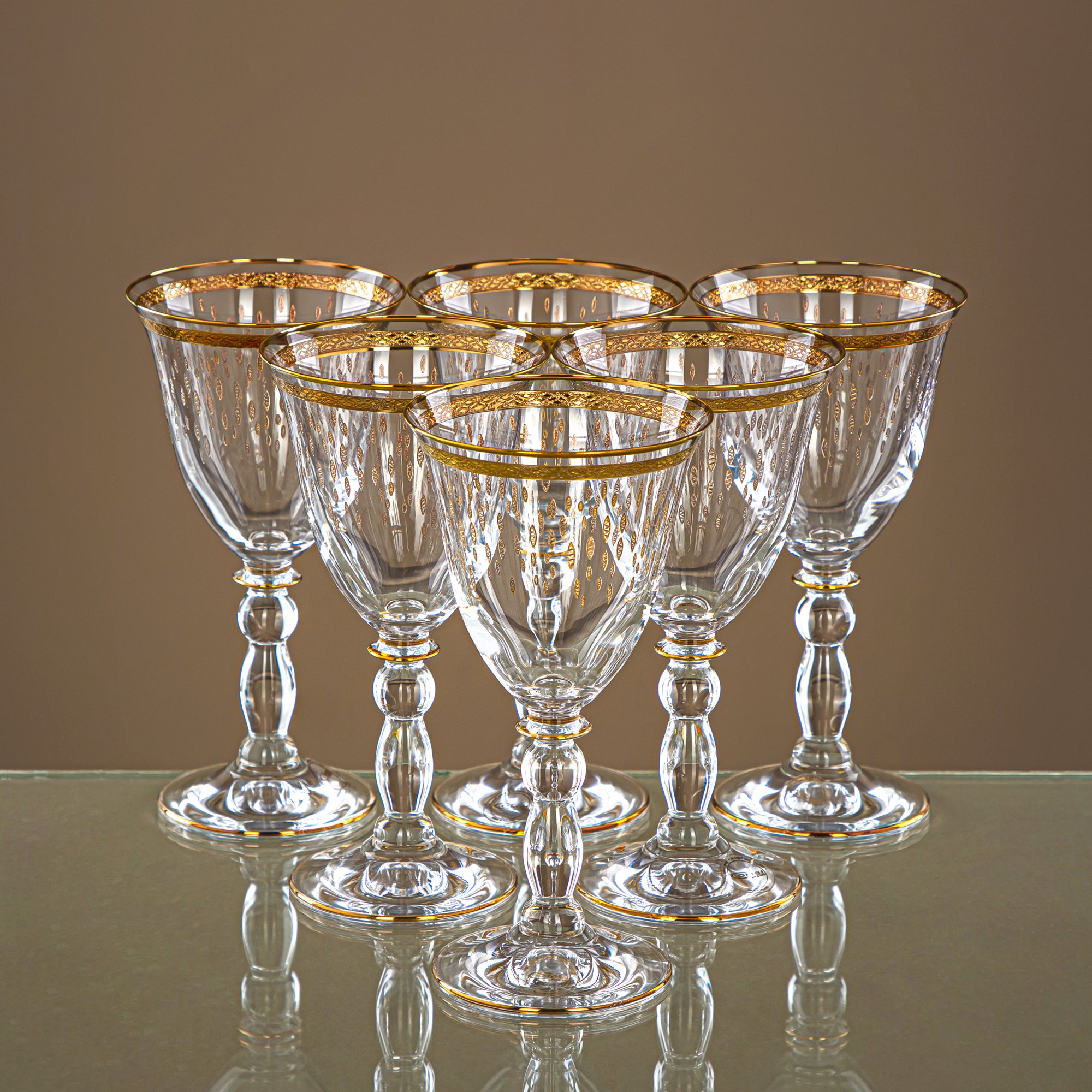 طقم أكواب عصير زجاجي مكون من 6 قطع - G1013/1Z-97