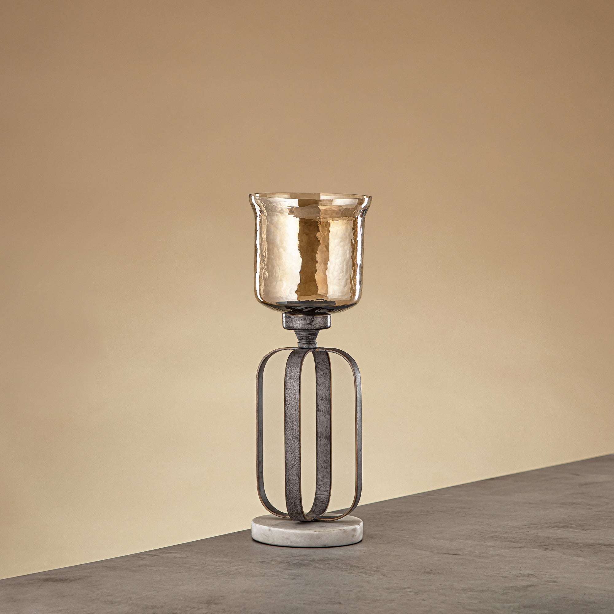 Almarjan Votive Holder 32cm Silver