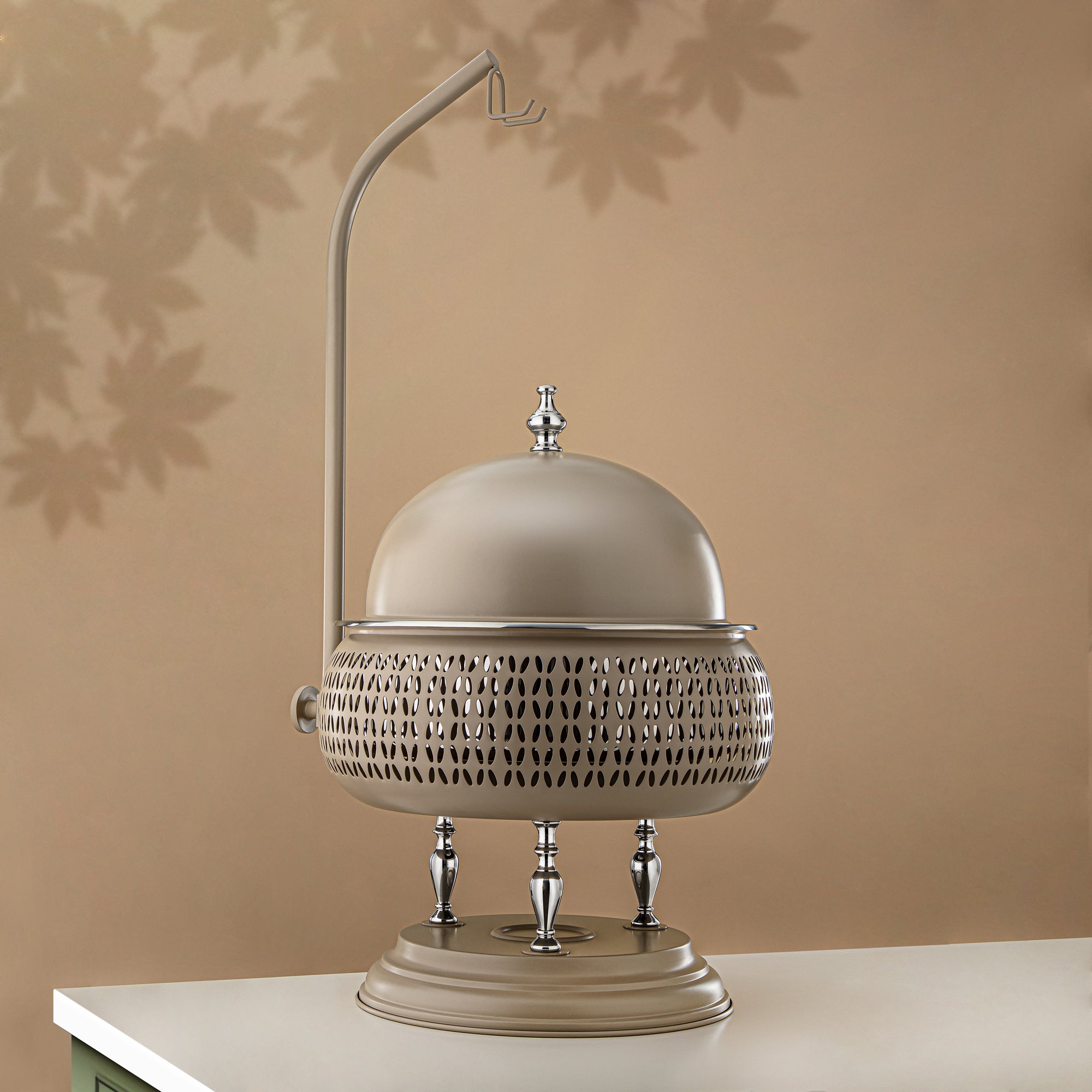 Almarjan Chafing Dish Stainless Steel 8L Beige (MD-3000) - Stylish Serveware