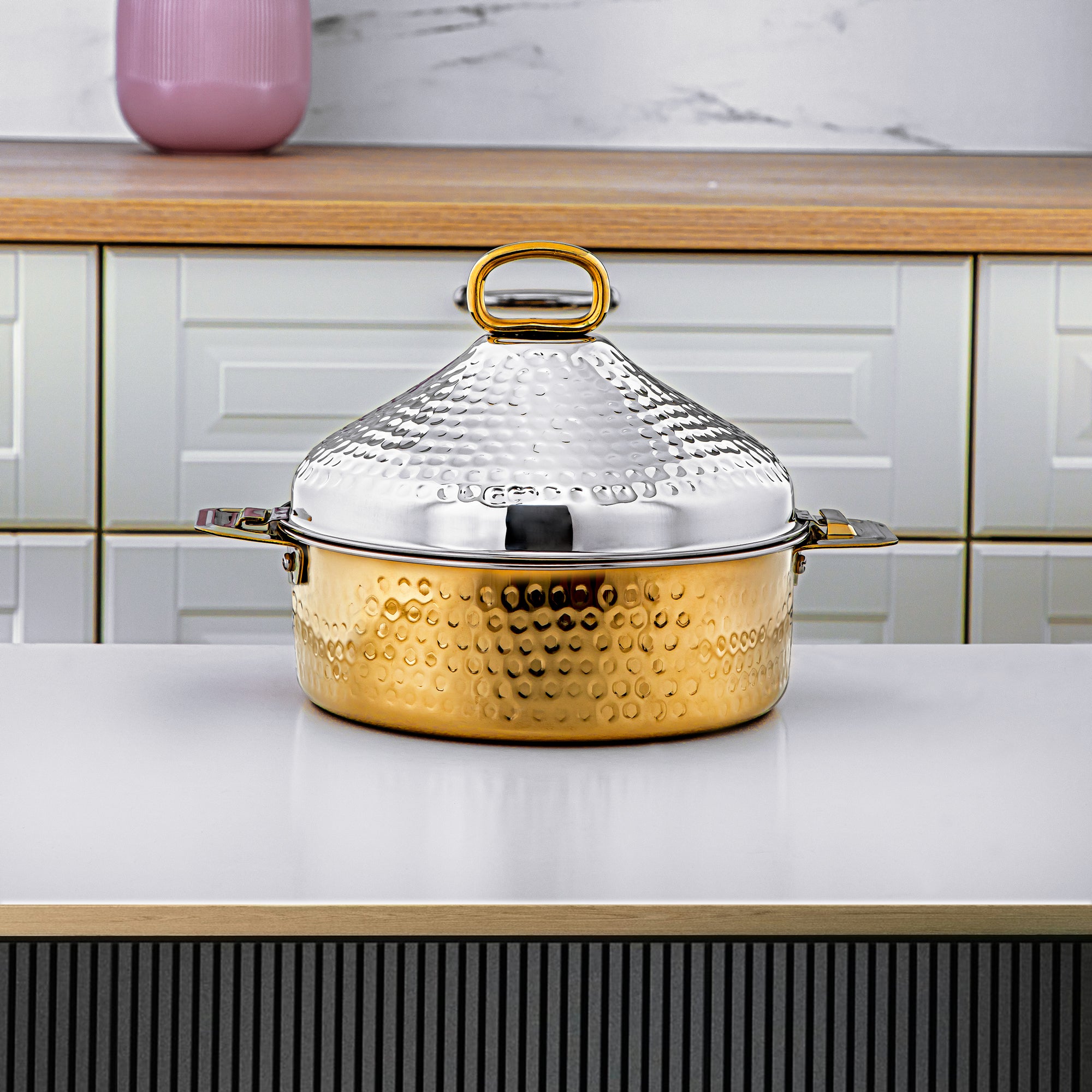 حرارة المرجان 25 سم مجموعة عبير حرارات ستانلس ستيل
- فضي وذهبي
- H24M20PG