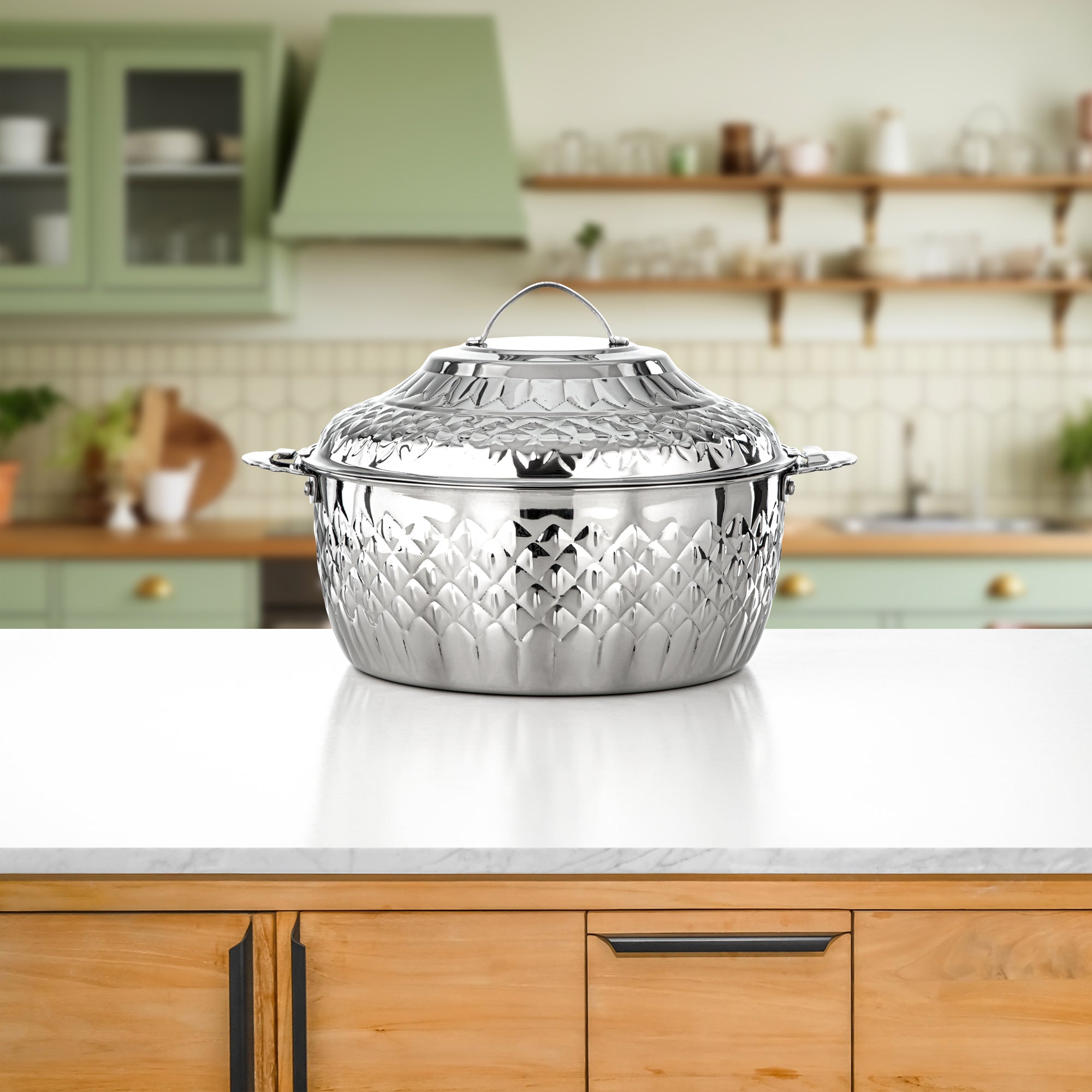 Almarjan Hot Pot Set 4 Pieces Mirror Finish – Sana Collection