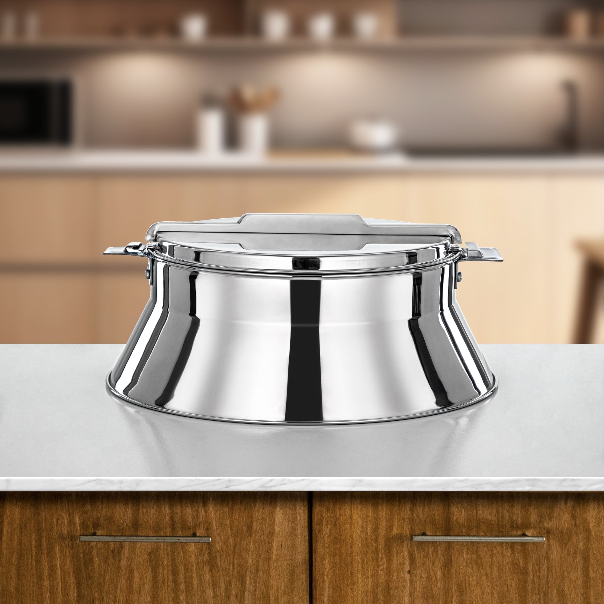 المرجان حرارات طقم ستانلس ستيل 3000ml + 4000ml + 6000ml (H25P8) – Dalal Collection | تصميم عصري لرمضان والتجمعات