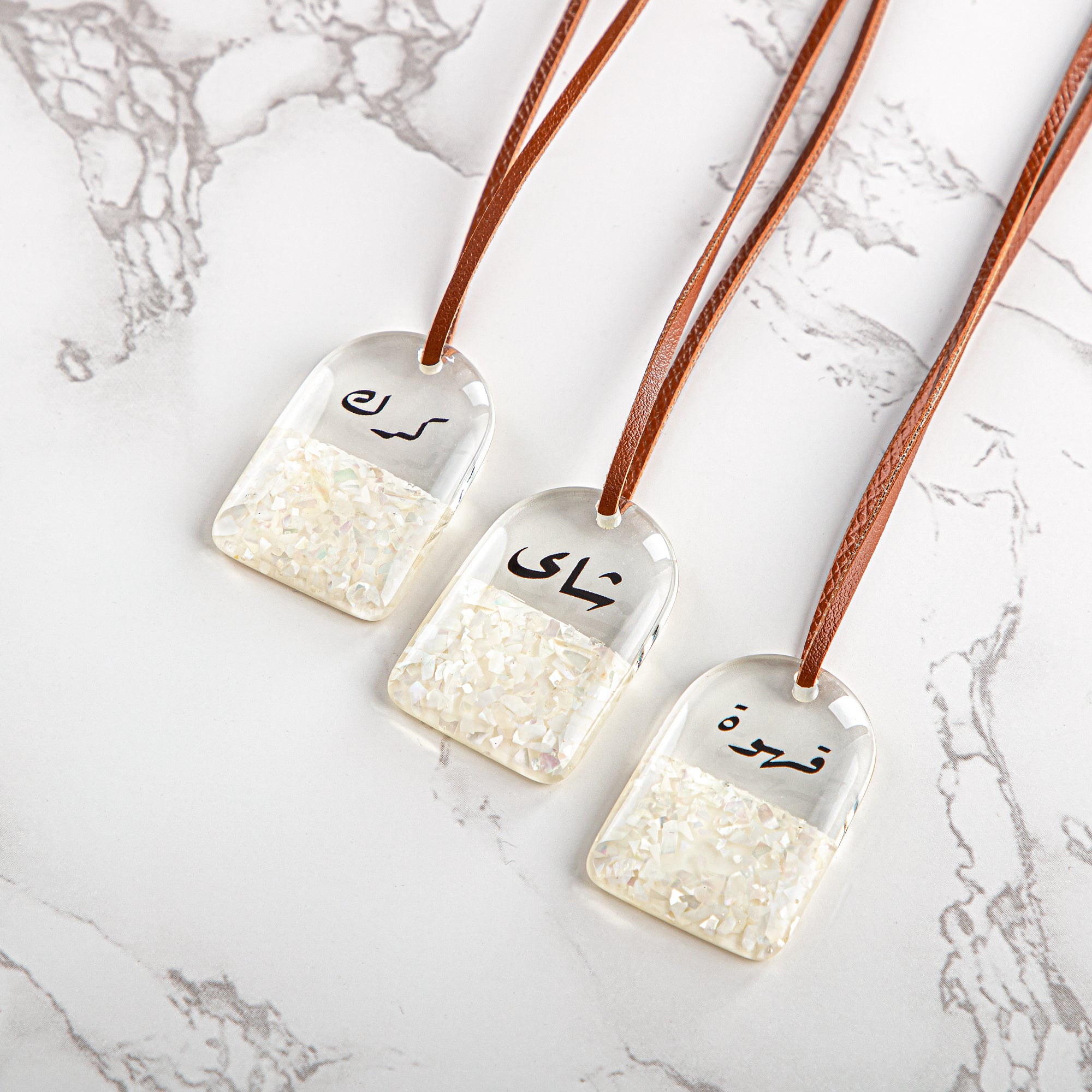 Almarjan Vacuum Flask Tag Set 3 Pieces (TRHG-8-R) - Elegant Serving