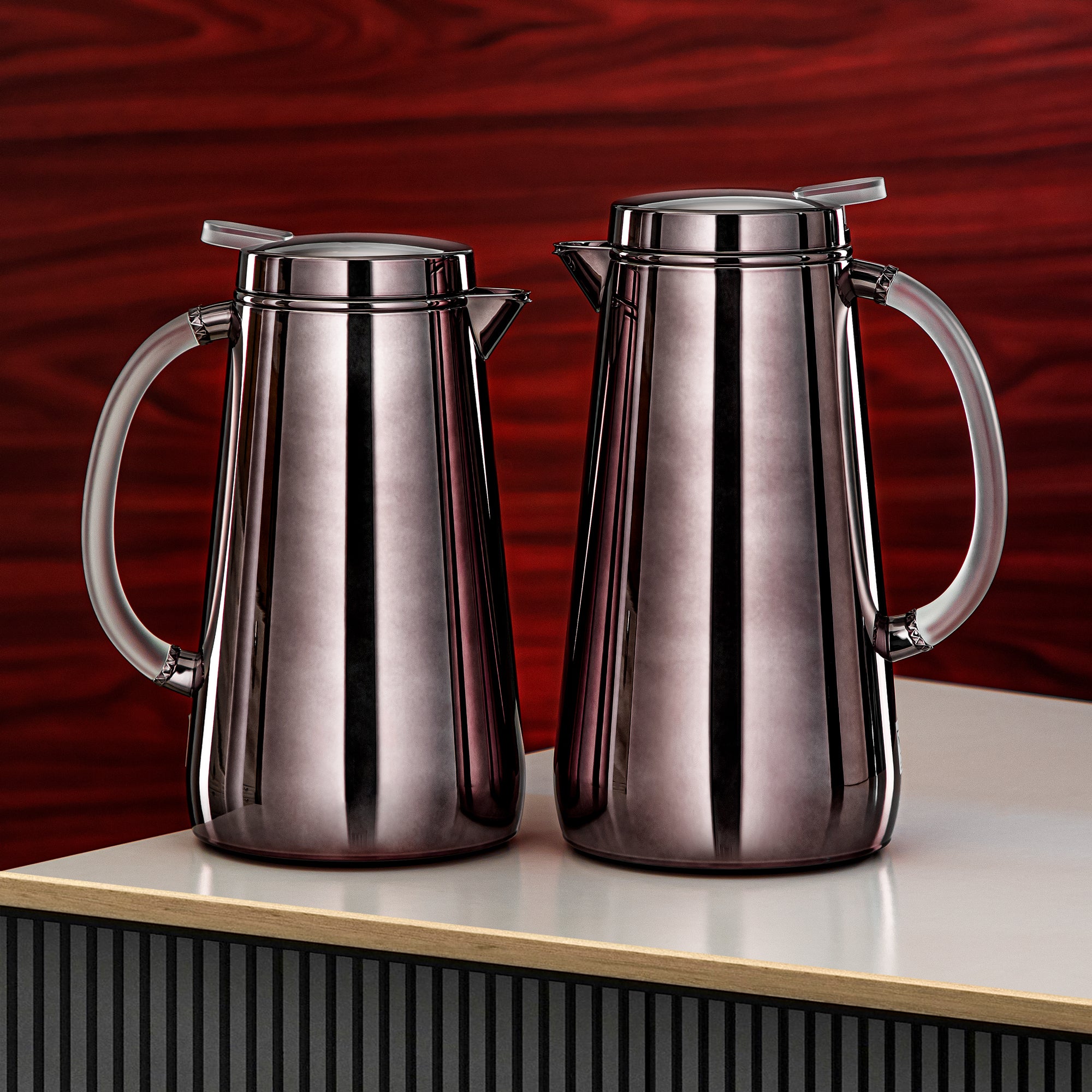 Almarjan Vacuum Flask Set Gun black – Ramadan & Gatherings