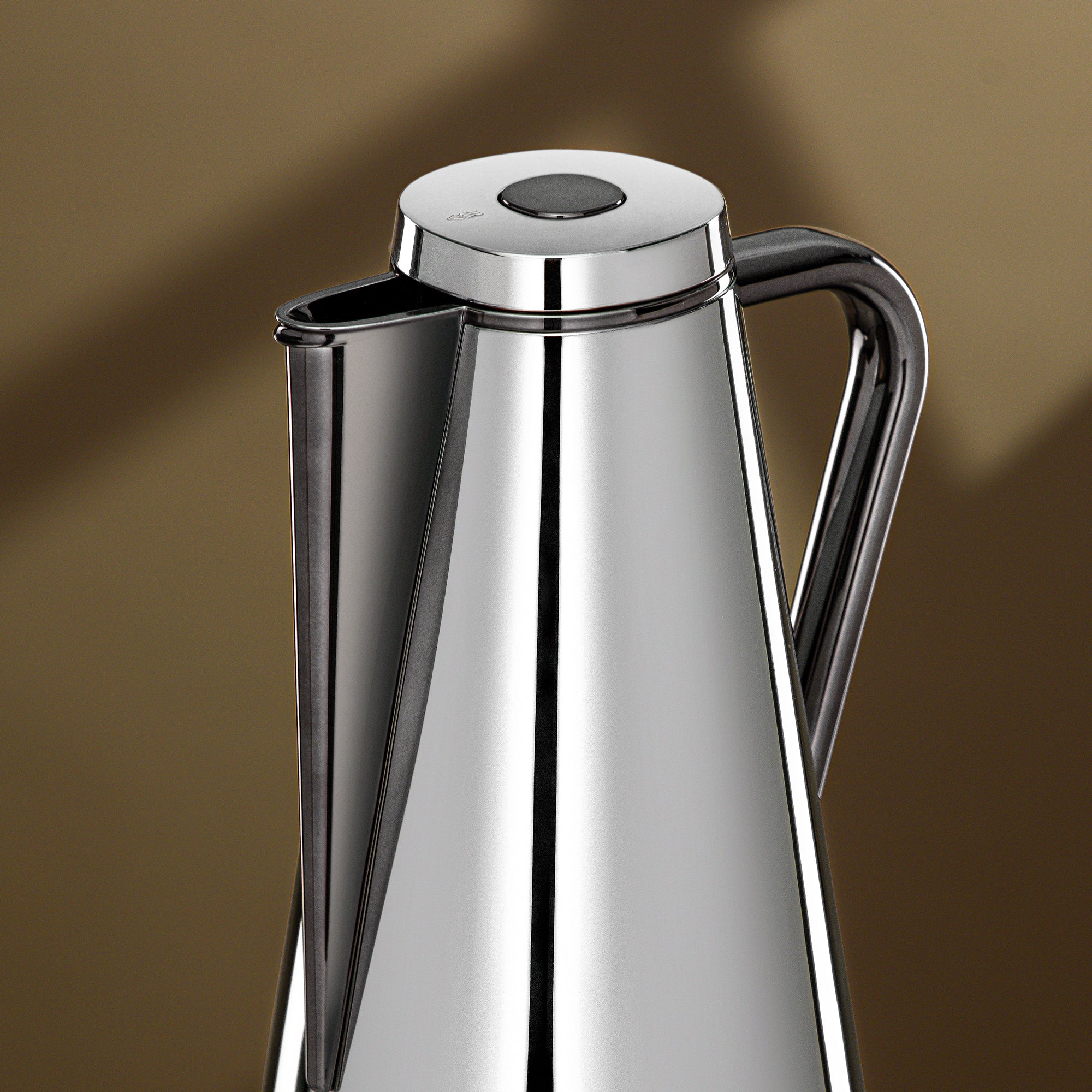 Almarjan Vacuum Flask Set 0.7L + 1L Silver & Gun Black