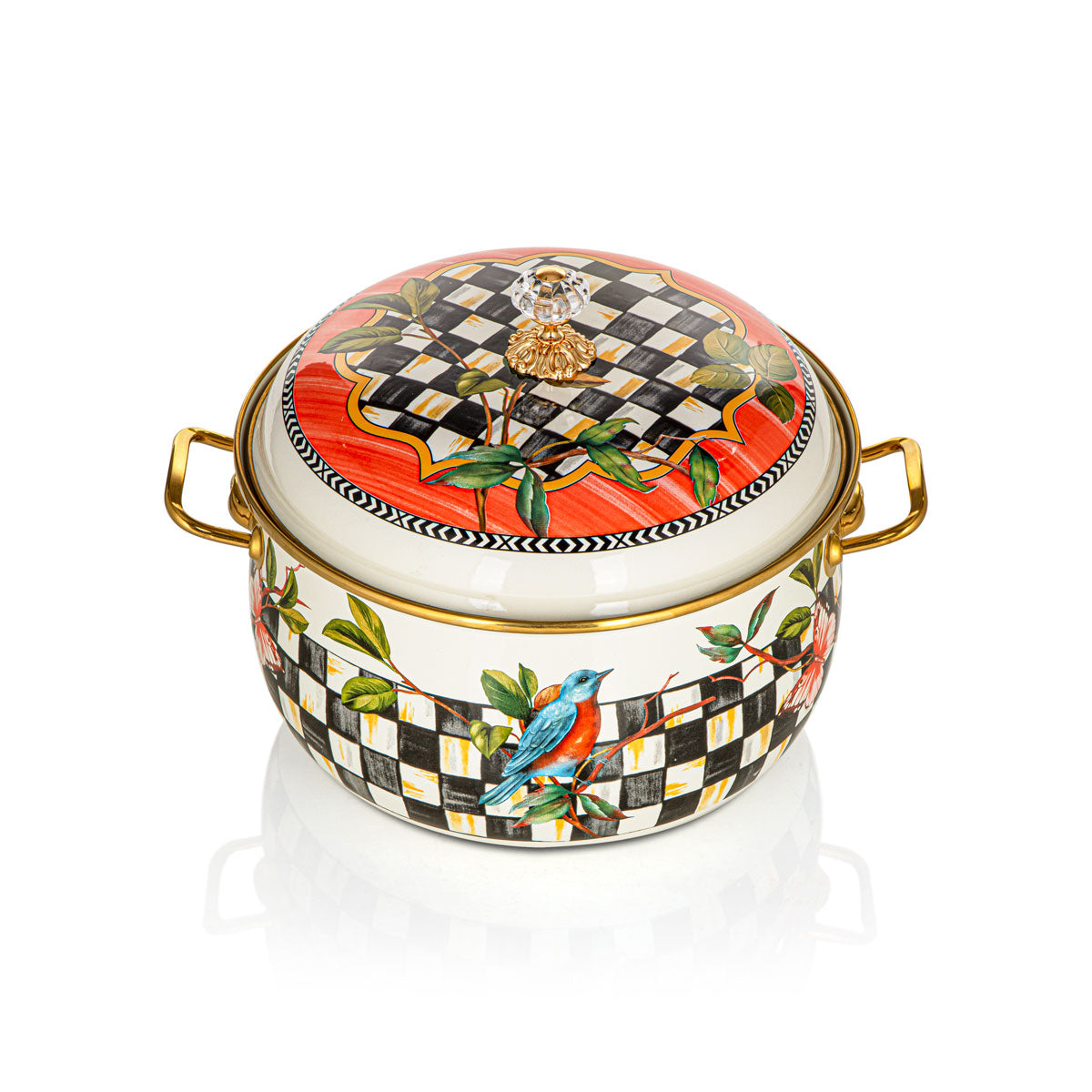 Batterie de cuisine en émail Tohfa Collection 5 pièces Almarjan - 287421096