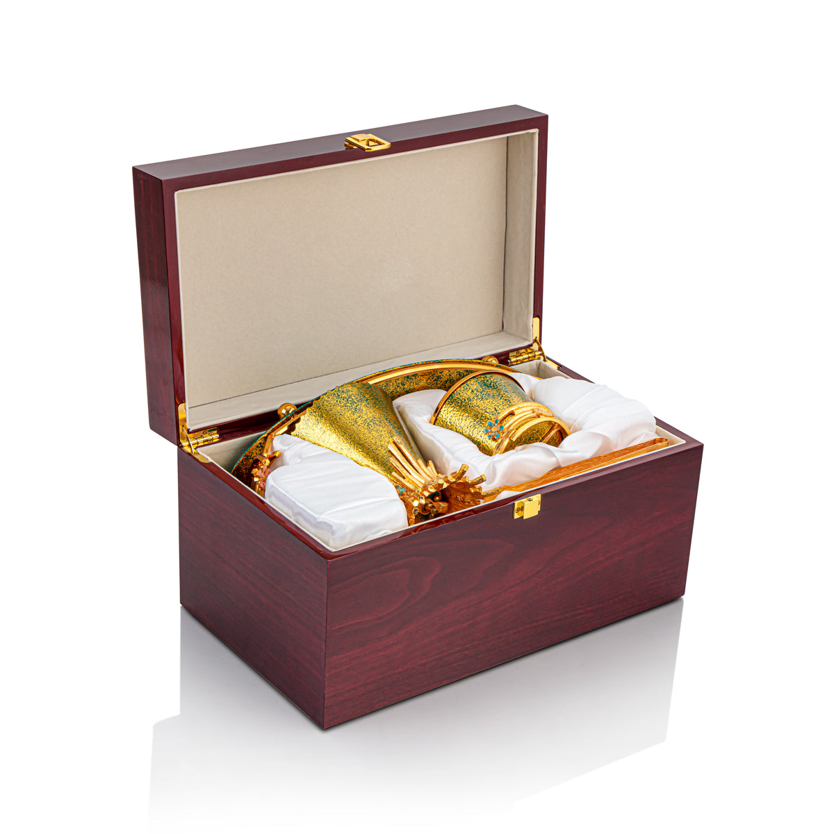 Almarjan 4 Pièces Sanabel Collection Incese Burner Set Or BKT-10M-BGG