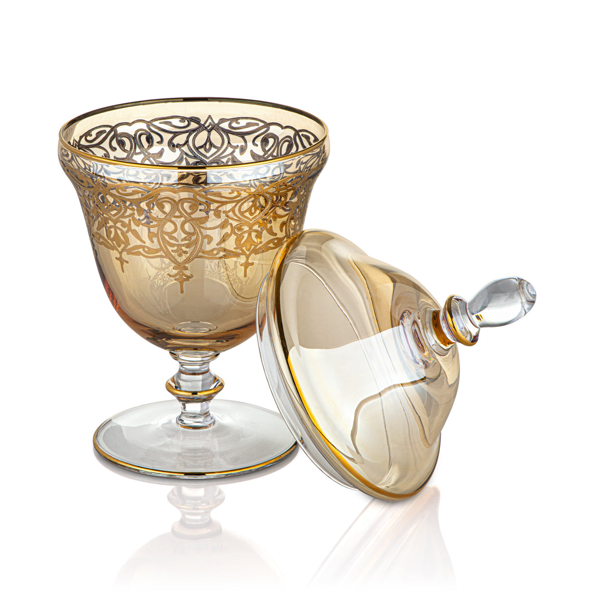 Bonbonnière en verre Combi 13 CM G925Z-11/27/270