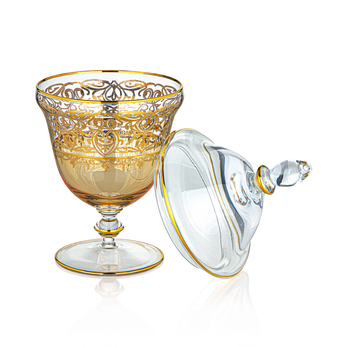 Bonbonnière en verre Combi 13 CM G955Z-11/27/270