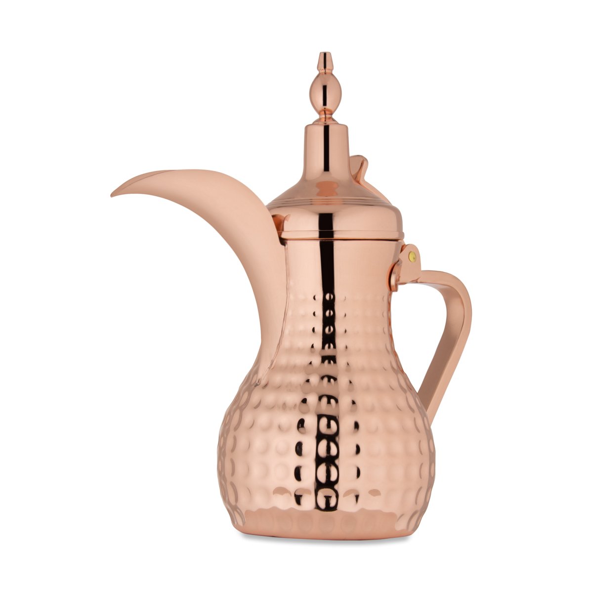 Almarjan 1 Liter Hammered Collection Stainless Steel Dallah Copper - STS0010560
