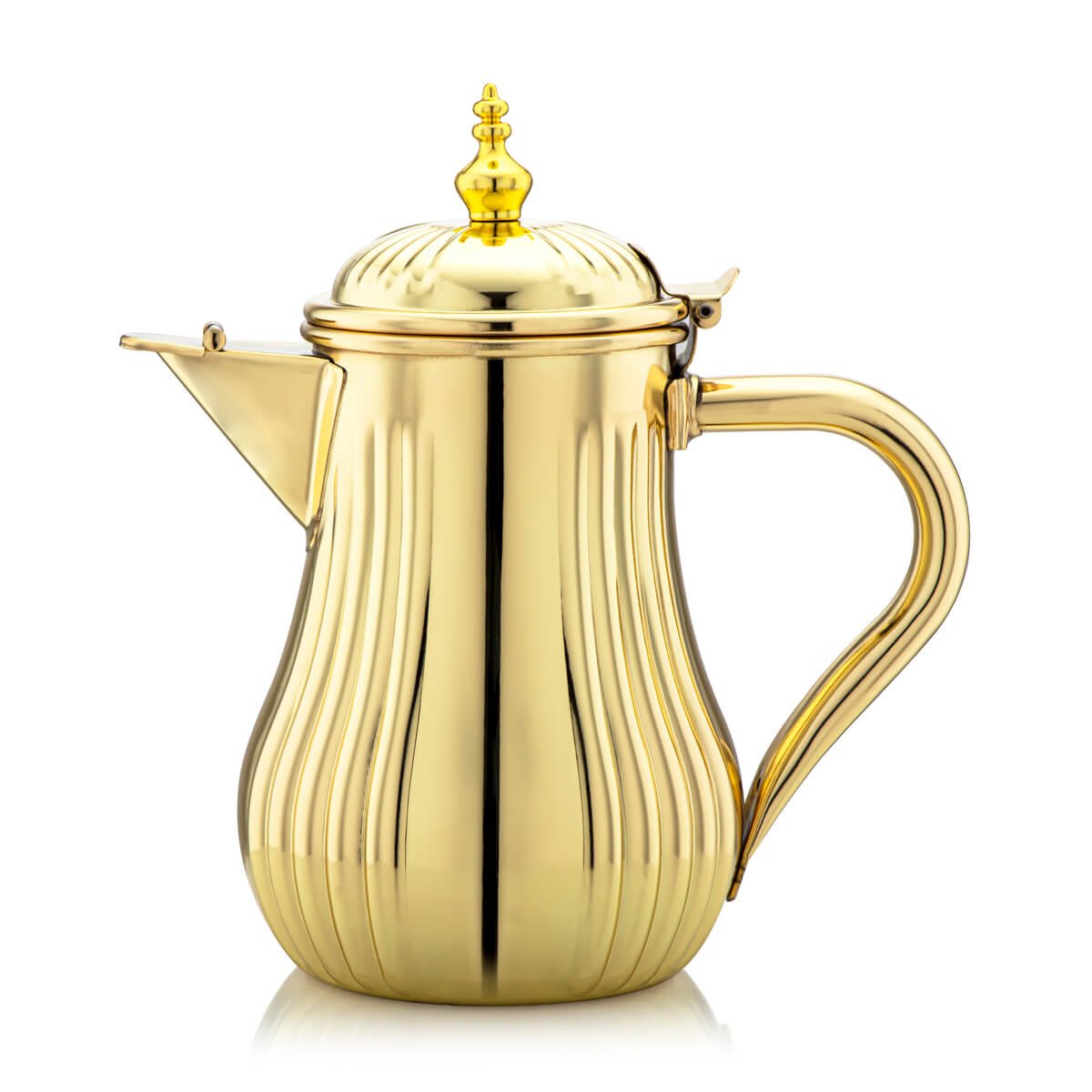 Almarjan 1.2 Liter Stainless Steel Milk Jug Gold - STS0010665
