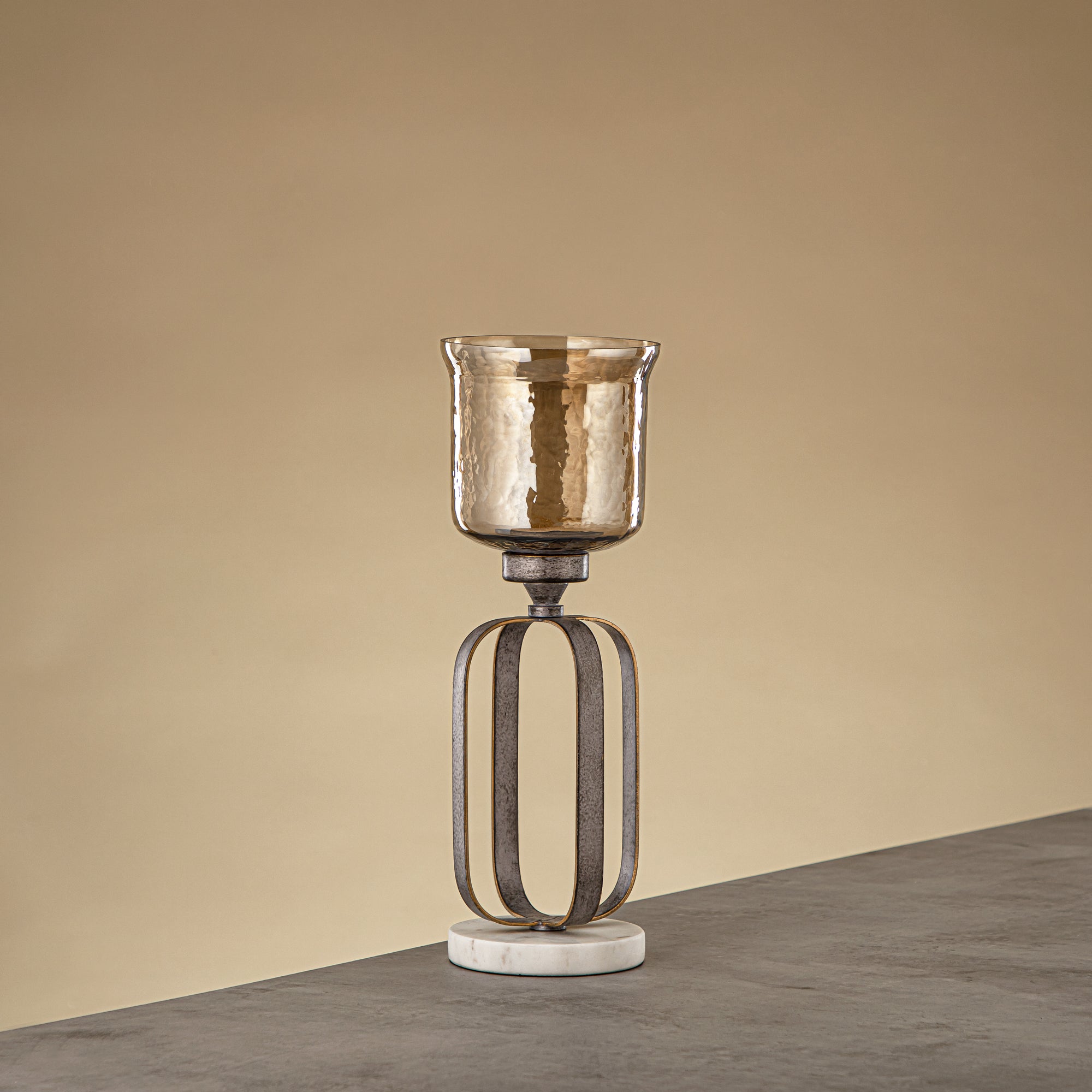 Almarjan Votive Holder 32cm Silver