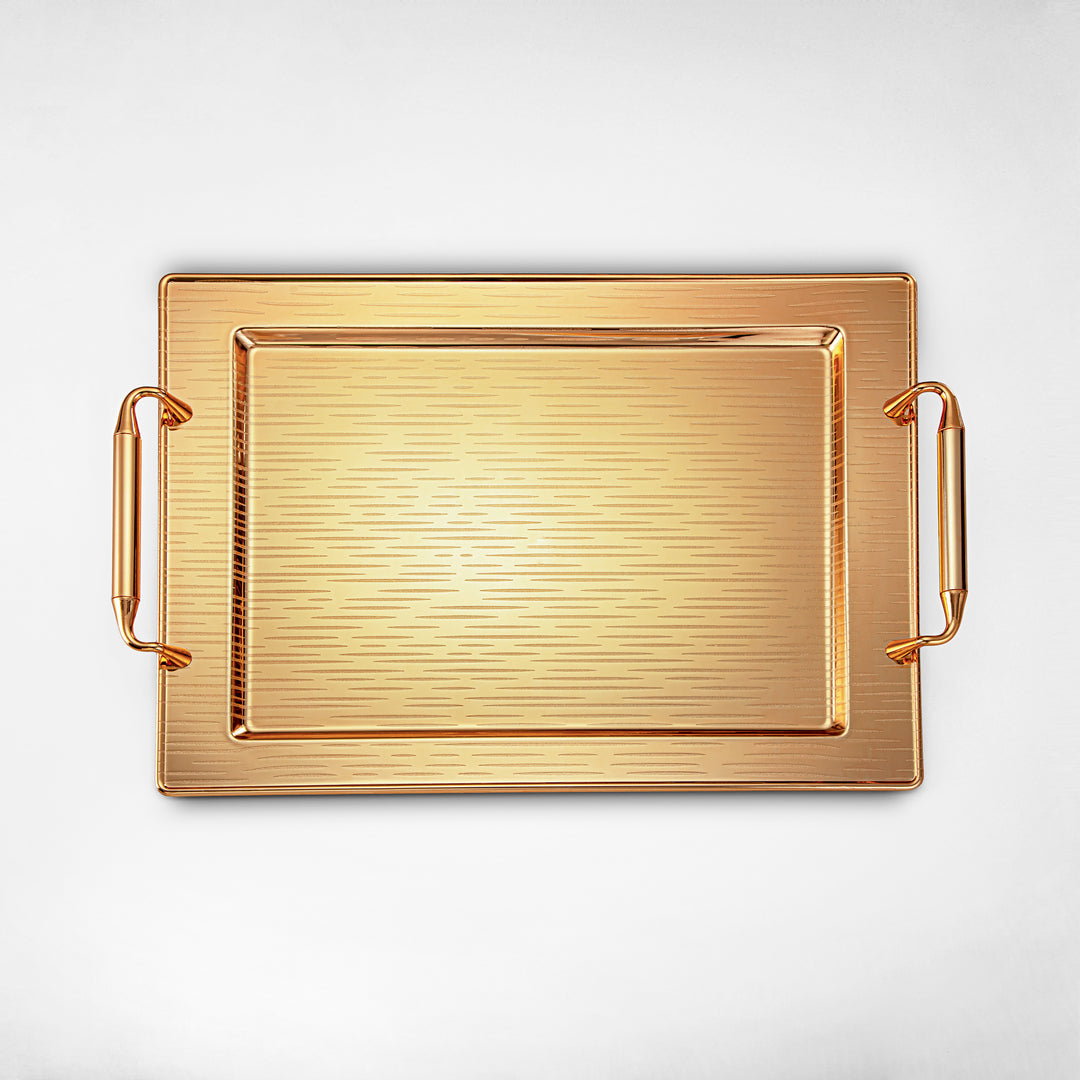 Almarjan 48 CM Serving Tray Gold - HT2308011