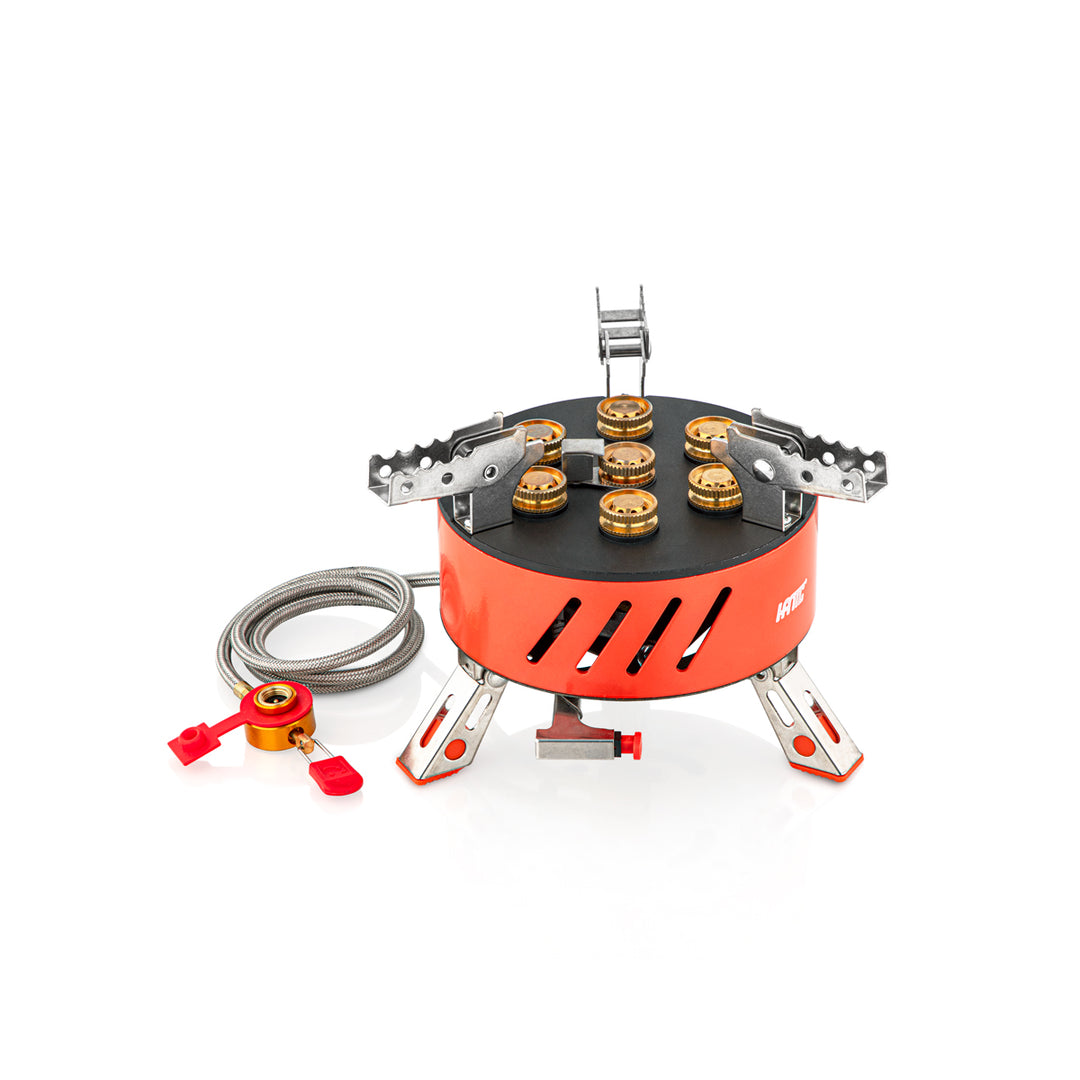 HAMTC 7 Hole Camping Gas Stove - IRN0010010