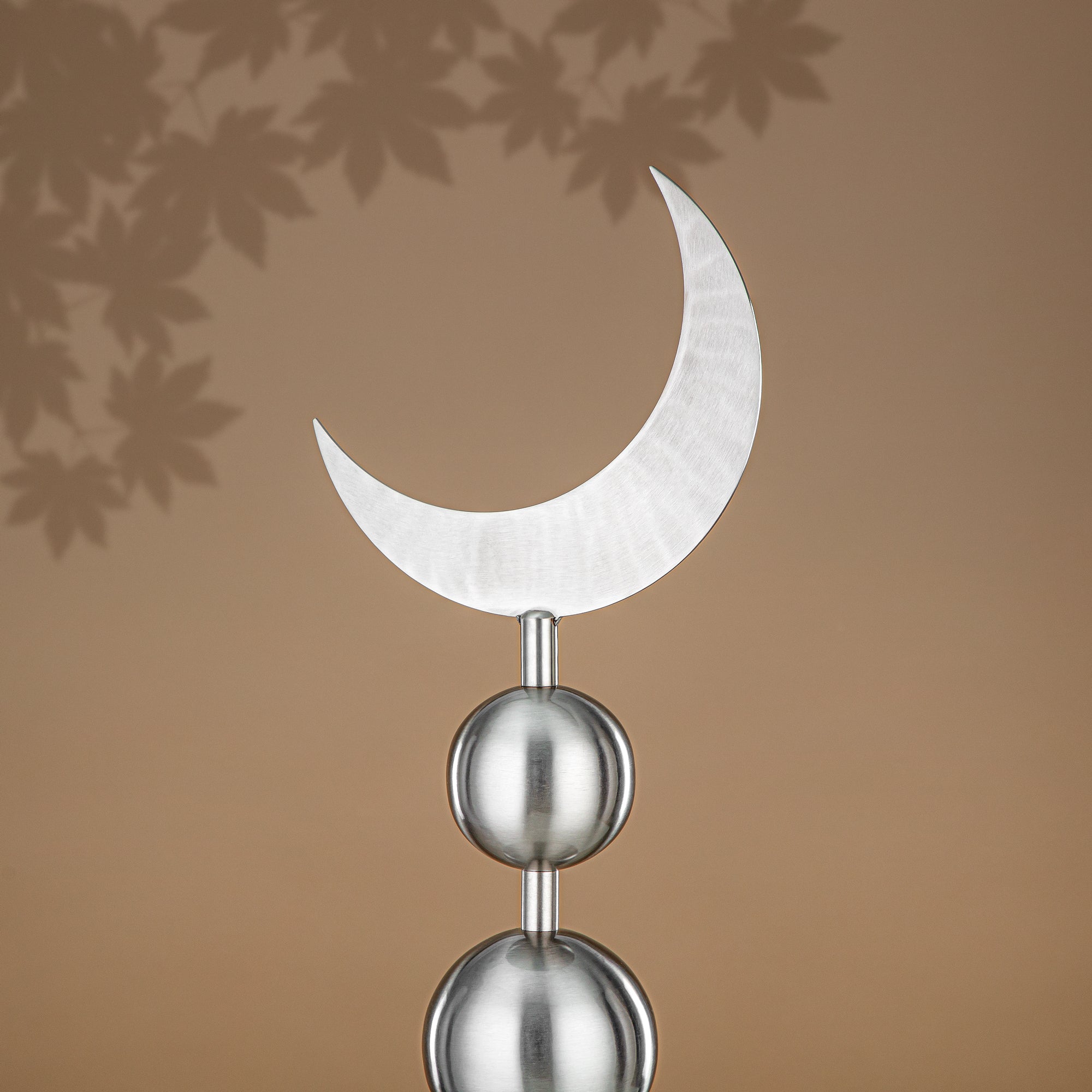 Almarjan Table Decoration Stainless Steel, 59CM, Matt Silver (MD-3008) - Ramadan Decoration