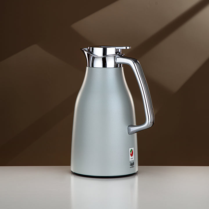 Almarjan 1 Liter Vacuum Flask Matt Grey & Silver - RGC-1000Q265YZC