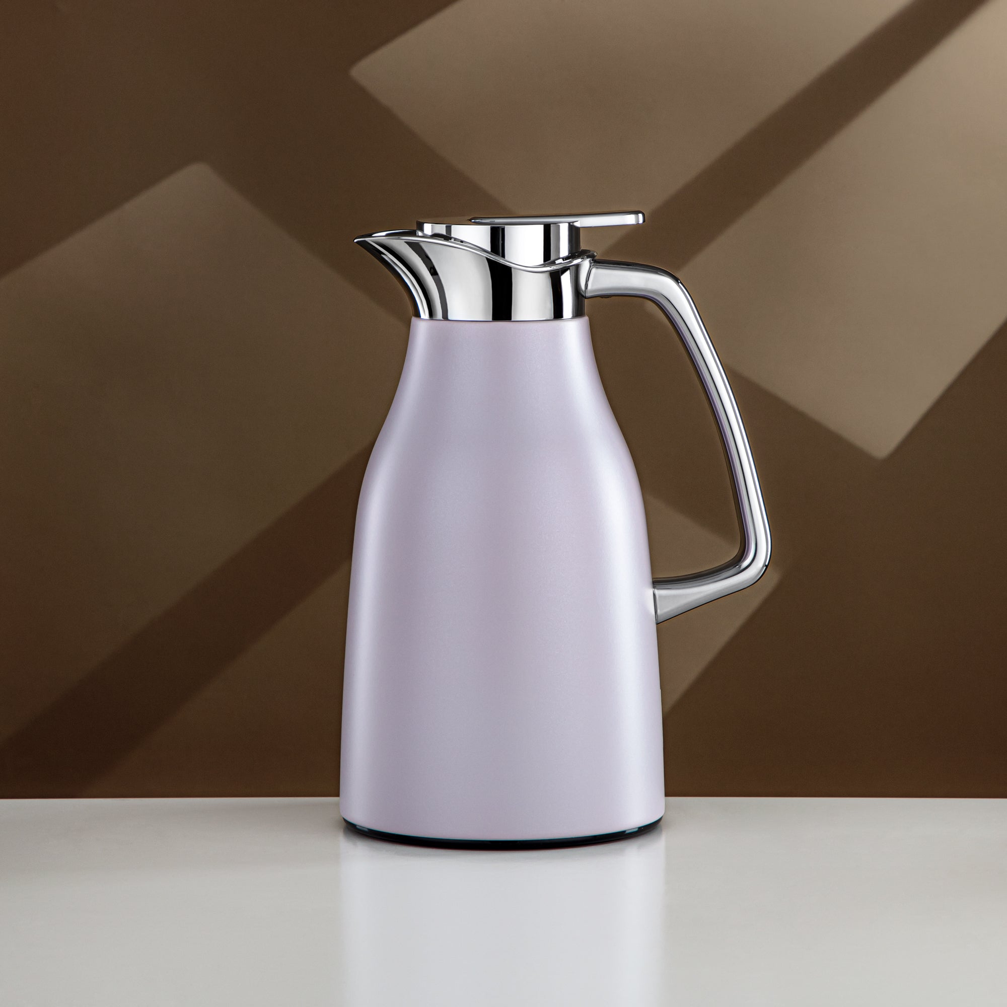 Almarjan 1 Liter Vacuum Flask Light Purple & Silver - RGC-1000Q404YZC