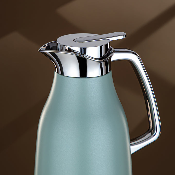 Almarjan 1 Liter Vacuum Flask Matt Green & Silver - RGC-1000Q405YZC