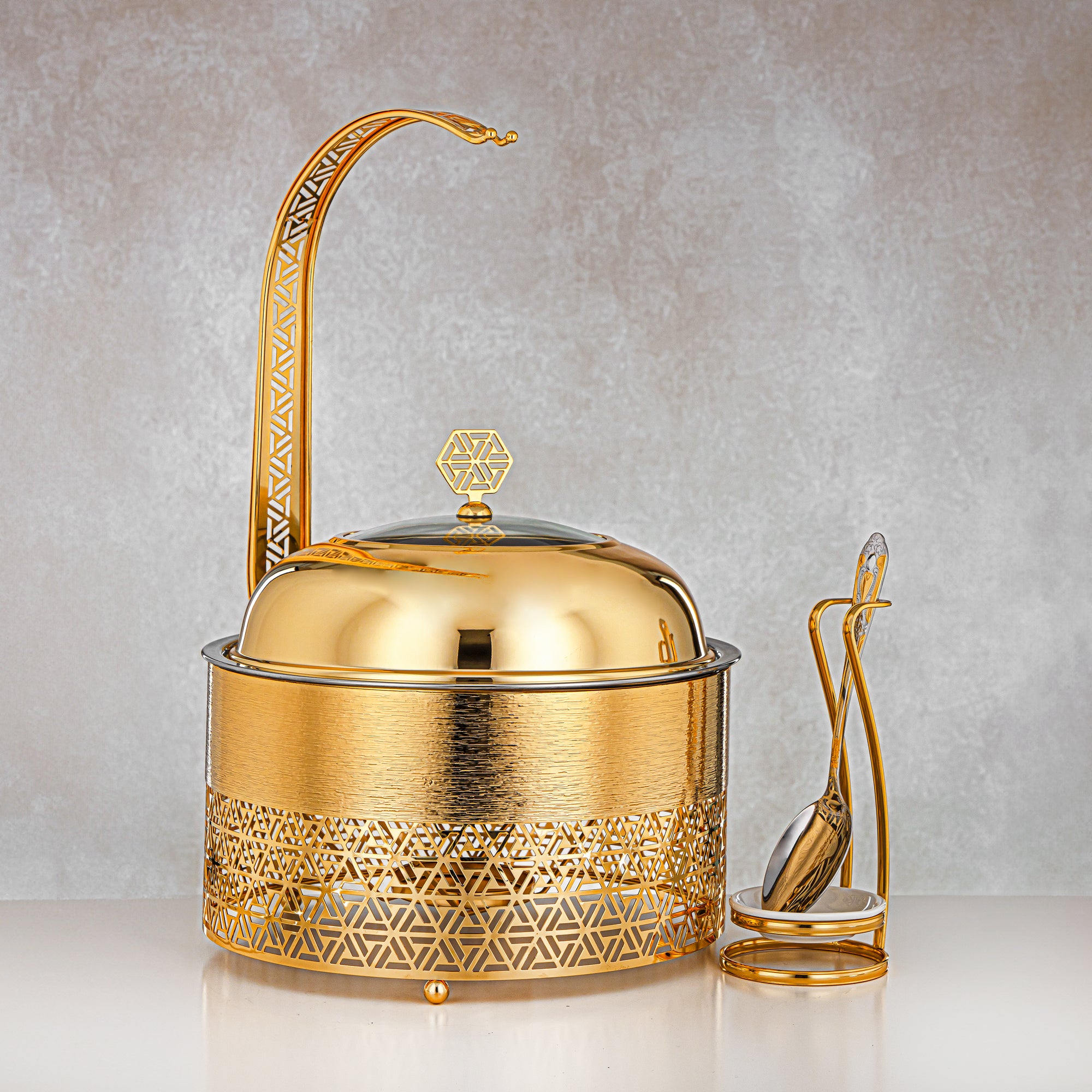 Almarjan 4000 ML Chafing Dish Gold - STS0013204