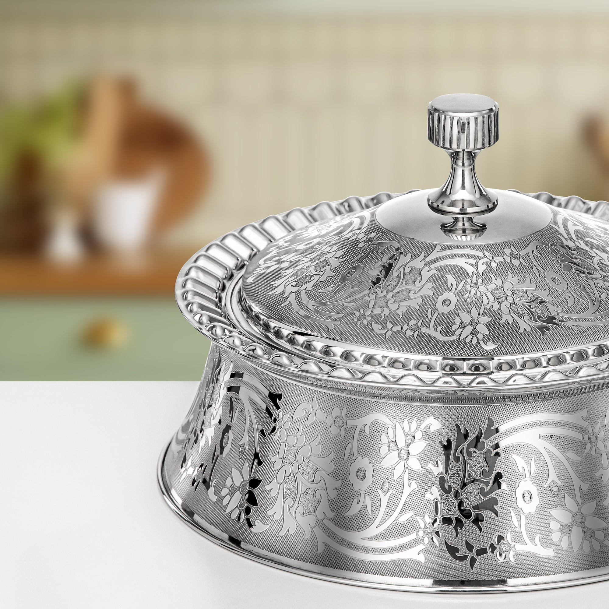 Almarjan Hot Pot Stainless Steel 25 cm – Afrah Collection