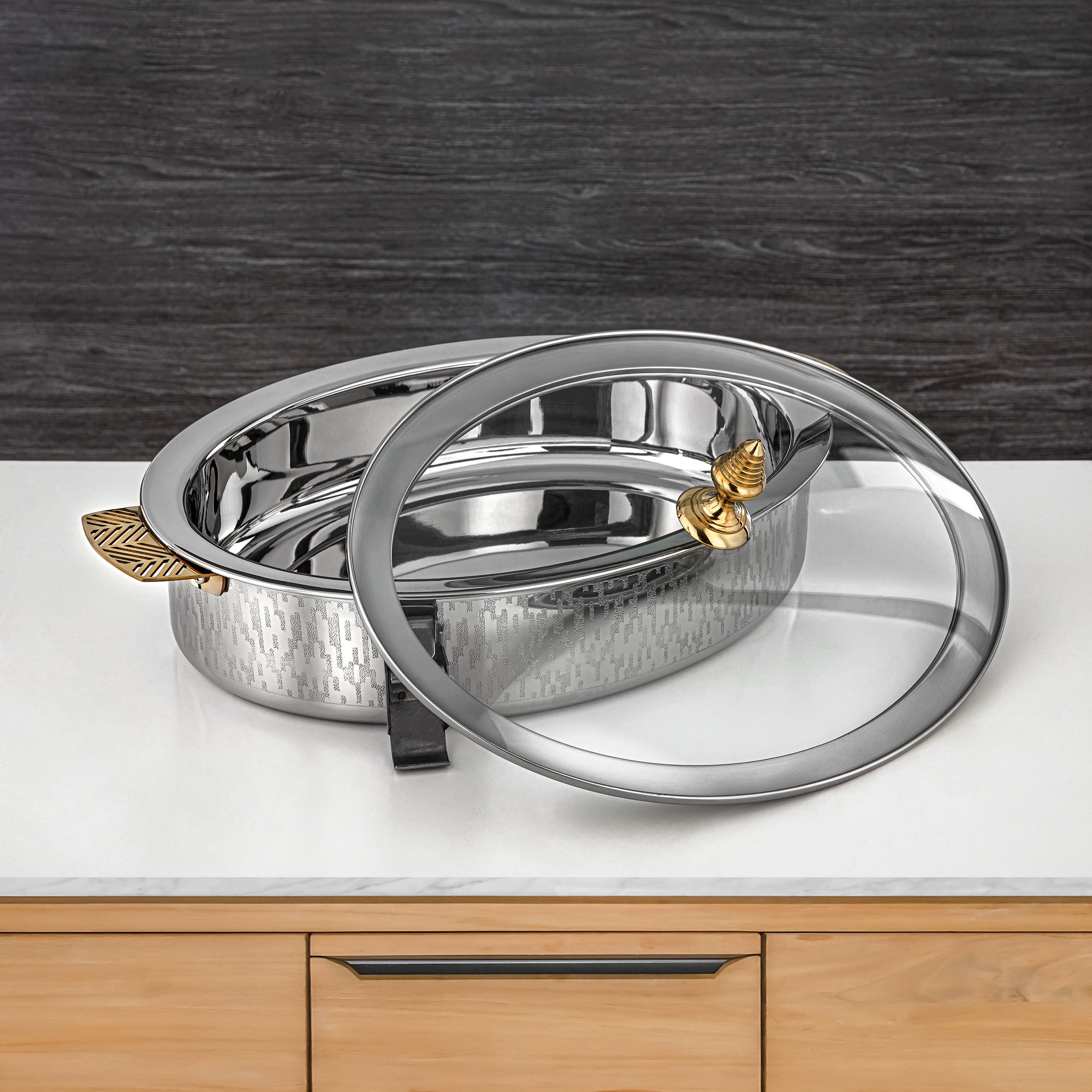 حرارات المرجان ماندى كوليكشن 40 سم فضي وذهبي