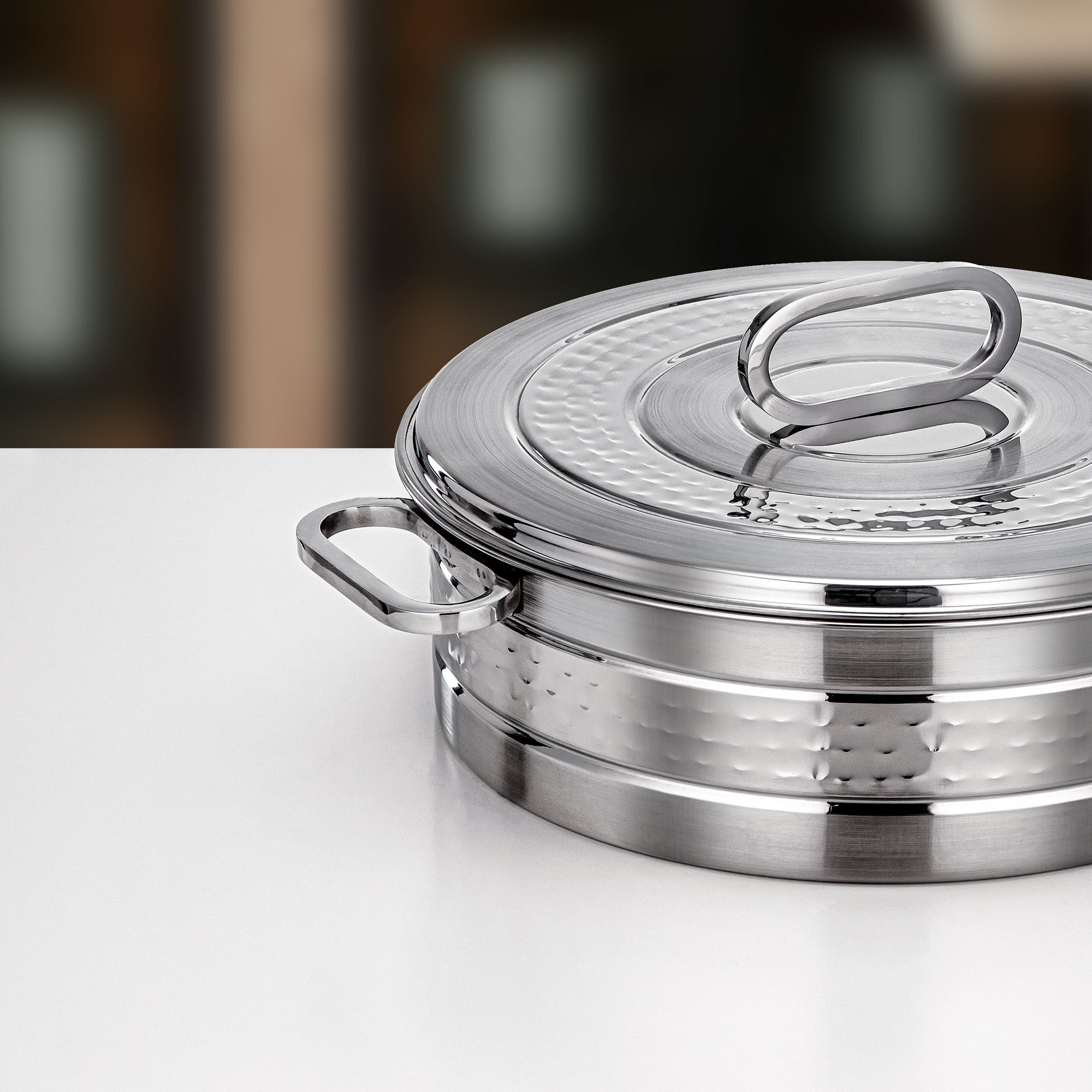 Almarjan Diana Hot Pot Set of 3 Silver