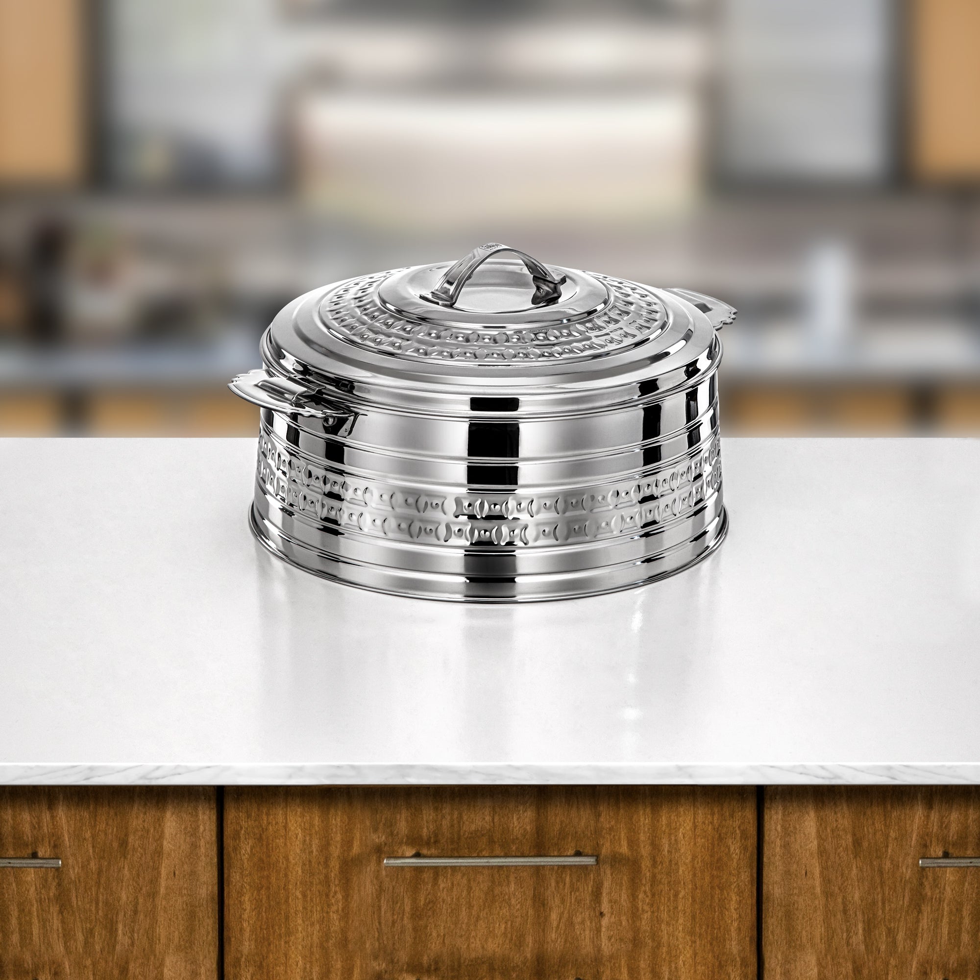 طقم حرارات المرجان روضة ٤ قطع فضي