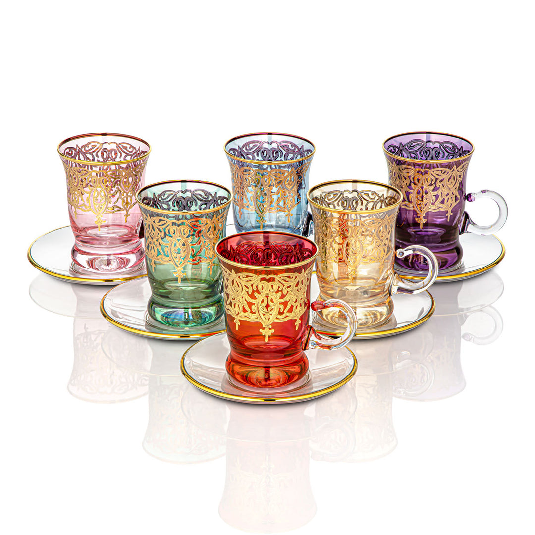Ensemble de tasses à thé en verre Combi 6 pièces - G925Z-35/11