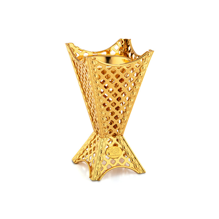 Almarjan 11 CM Mini Incense Burner Gold - K2133