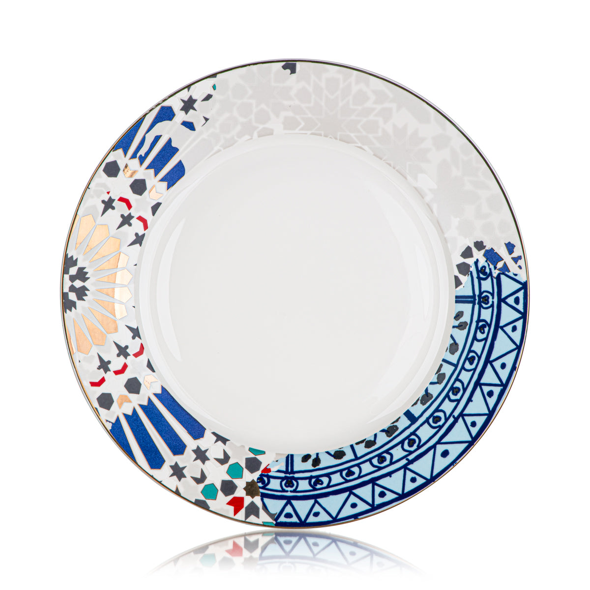 Almarjan 6 Pièces Collection Fonon Assiette Plate 10,5 Pouces - 3901