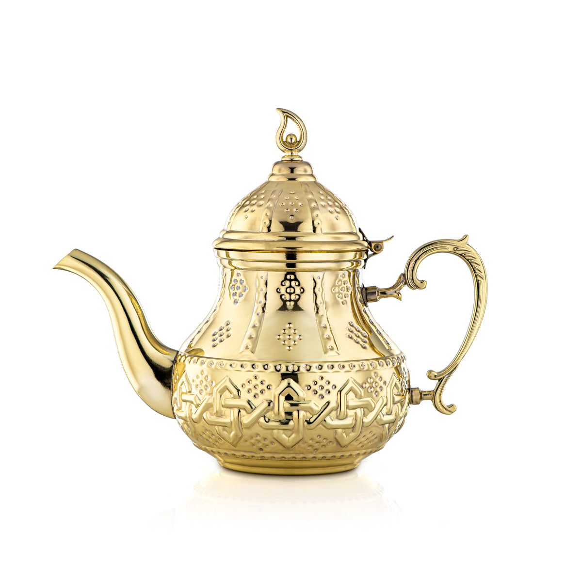 Almarjan 1.6 Liter Sahara Collection Stainless Steel Teapot Gold - STS0010994