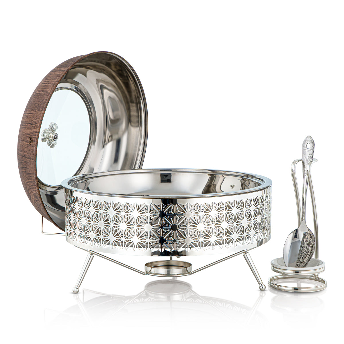 Almarjan 6500 ML Chafing Dish Avec Cuillère Bois - STS0012915