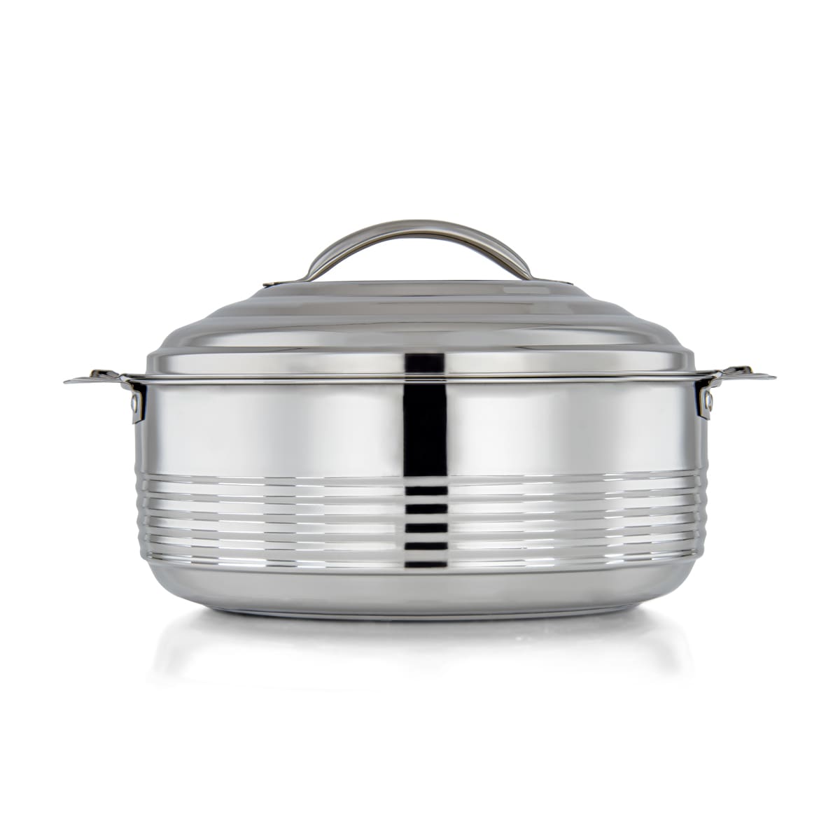 Almarjan 5000 ML Casa Collection Stainless Steel Hot Pot Silver - STS0290335