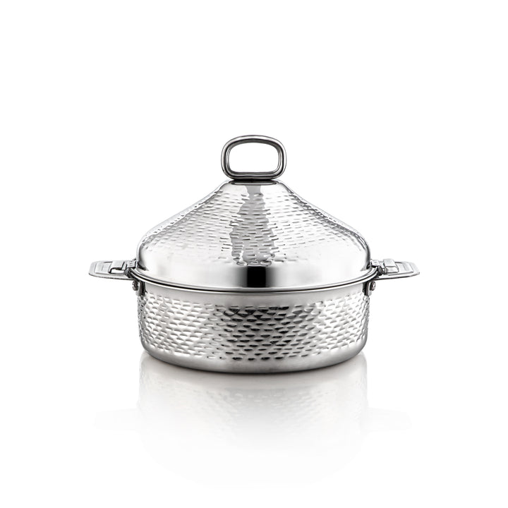 Almarjan 25 CM Collection Abeer Marmite Inox Argenté - Serrure H21M53