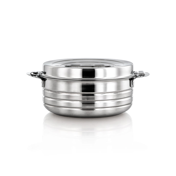 Almarjan 3 Pieces Royal Collection Stainless Steel Hot Pot Silver - STS0293010