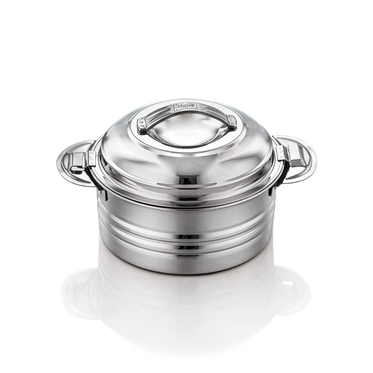 Almarjan 800 ML Mini Collection Hot Pot en acier inoxydable Argent - H23P10