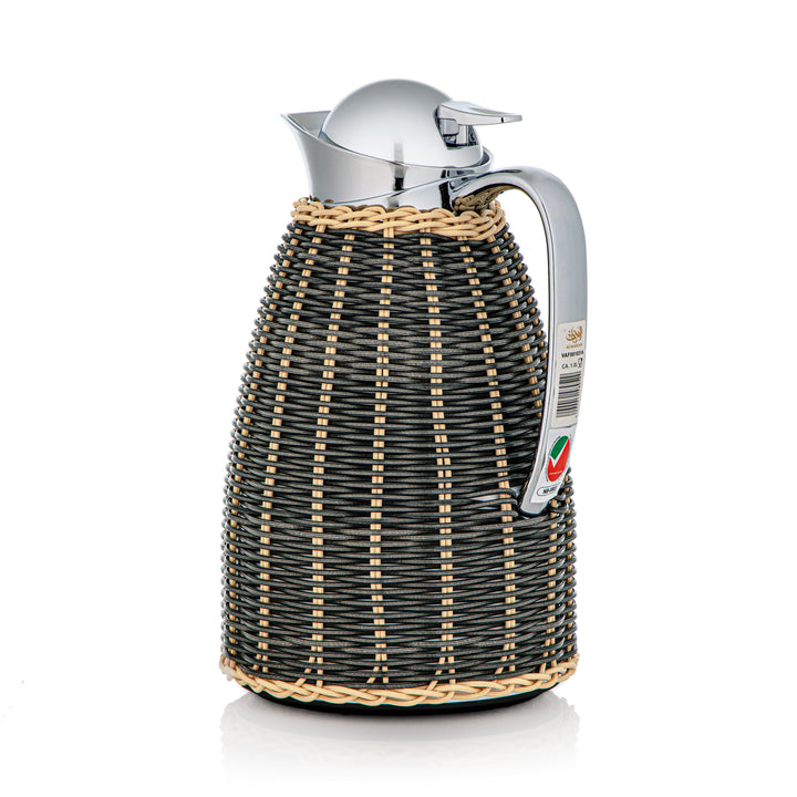 Almarjan 1 Liter Rattan Collection Vacuum Flask - VAF0010314