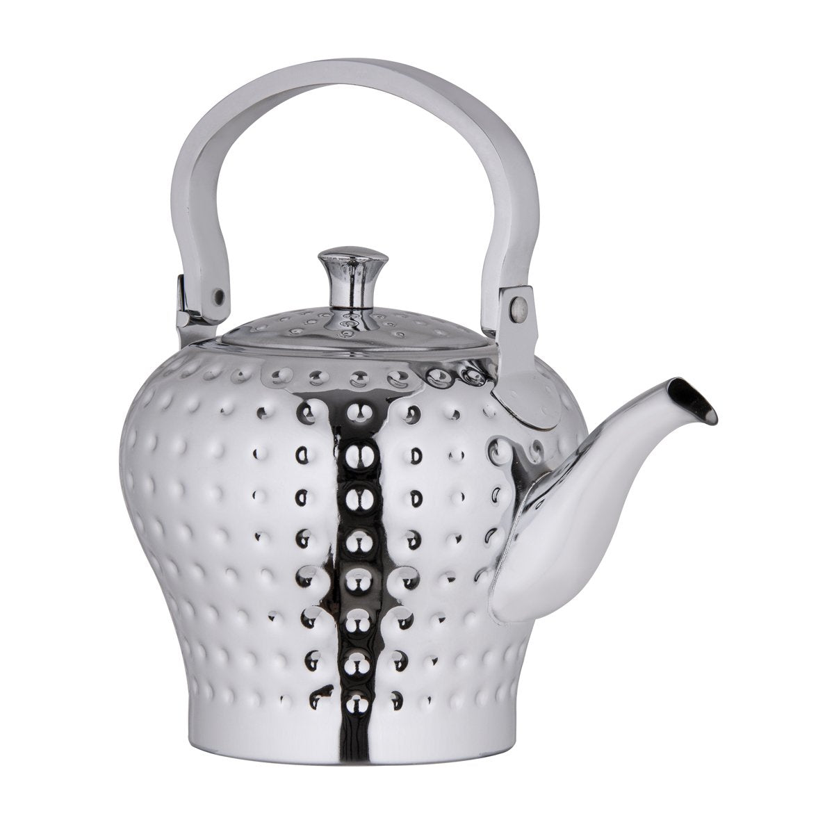 Almarjan 1.2 Liter Hammered Collection Stainless Steel Kettle Silver - STS0010541